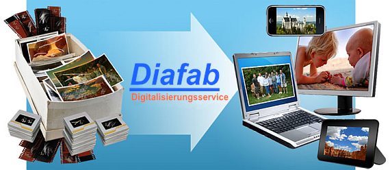 Diafab Logo und Digitalisierungsservice